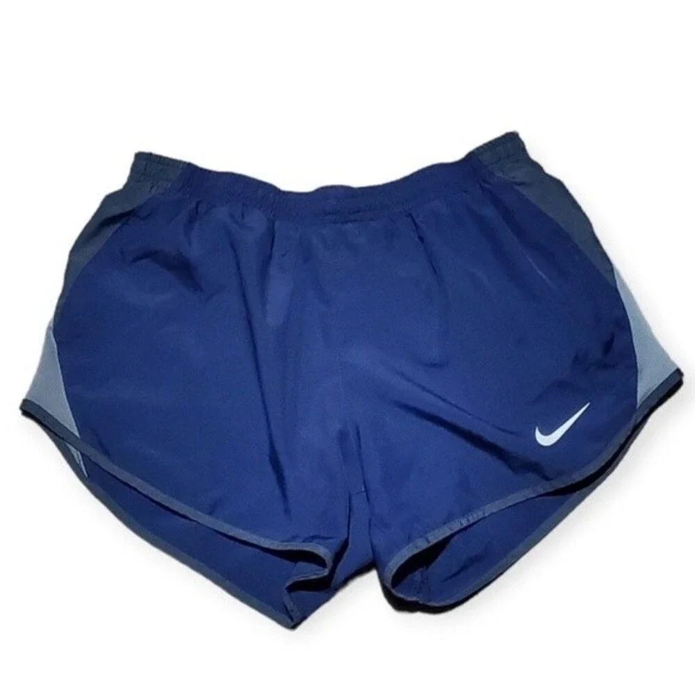 Nike Women Dri-FIT Tempo Running Shorts Navy‎ Blue S